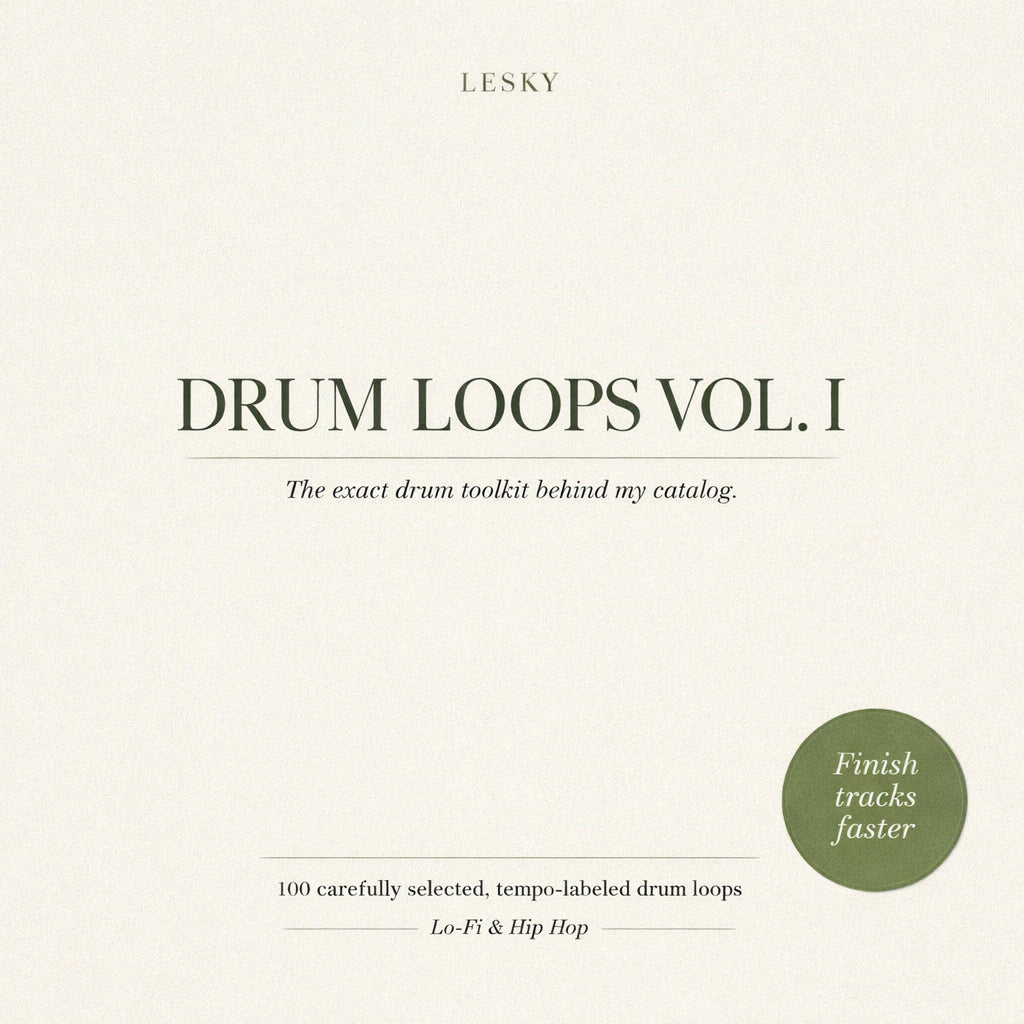 LESKY - Drum Loops Vol. 1 (Lo-Fi & Hip Hop | Used in 150M+ Streams)